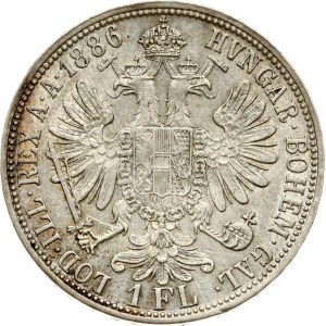 Austria 1 Florin 1886