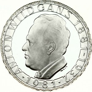 Austria 500 scellini 1981 Anton Wildgans