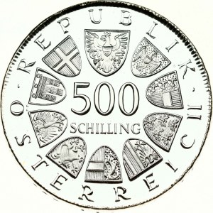 Austria 500 scellini 1981 Anton Wildgans