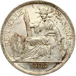 French Indochina Piastre 1908 A