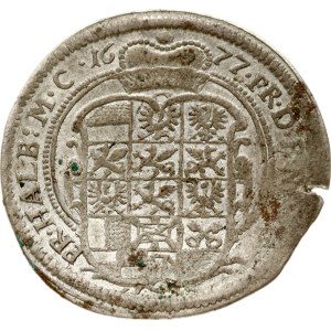 Germania Brandeburgo-Ansbach 1/6 Taler 1677