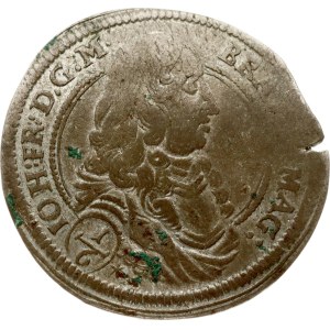 Germania Brandeburgo-Ansbach 1/6 Taler 1677