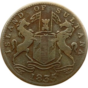 Britisch-Ostindien Sumatra Keping 1835 Sultana