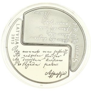 Lettonie 5 Euro 2015 Rainis et Aspazija