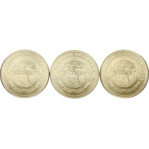 Liberia 10 Dollars 2002 Los von 3 Münzen