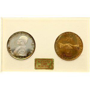 Ordine di Malta 10 Grani e 9 Tari 1972 Insieme di 2 monete