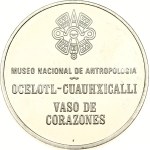 Mexico Medal National Museum of Anthropology Vase of Hearts
