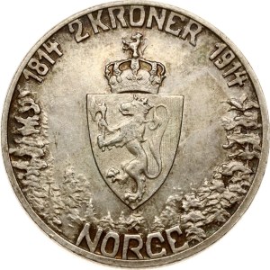 Norwegen 2 Kronen 1914 Verfassung