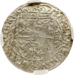 Poland Ort 1624 Bydgoszcz NGC AU 55
