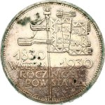 Poland 5 Zlotych 1930 W November Uprising