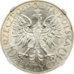 Poland 10 Zlotych 1932 MW NGC MS 61