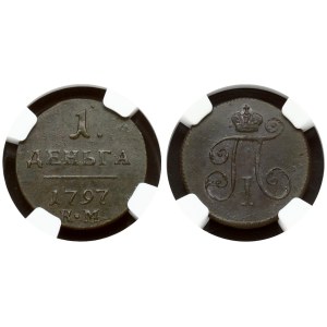 Russia Denga 1797 KM (R1) NGC MS 62 BN TOP POP
