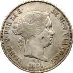 Spain 20 Reales 1864