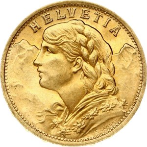 Svizzera 20 franchi 1935 LB Vreneli