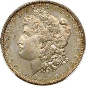 USA Morgan Dollar 1881 S PCGS MS 63