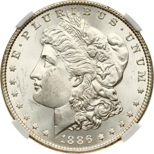 USA Morgan Dollar 1886 NGC MS 63