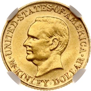 Dollaro USA 1916 McKinley Birthplace Memorial NGC AU 55