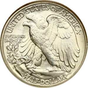 USA 1/2 Dollar 1945 D NGC MS 65