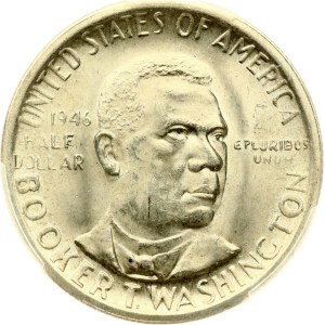 USA 1/2 Dollar 1946 S Booker T Washington Memorial PCGS MS 64