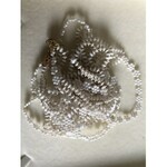 Vintage - sznur koralików - drobniutkie kwiatuszki