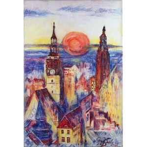 Brzostek Maria, Sun over Wroclaw.