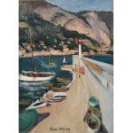 Simone DELAUNAY (1900-1976), Port of Eze sur Mer