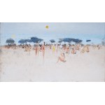 Henri-André MARTIN (1918 - 2004), On the Beach, ca. 1960