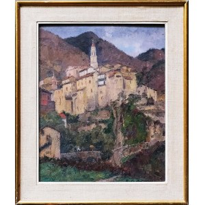 Charles MARTIN-SAUVAIGO (1881 - 1970), Pejzaż z Luceram, 1938