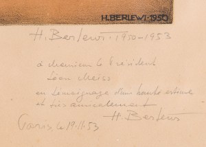 Henryk Berlewi (1894 Warszawa - 1967 Paryż), Krzesło z czerwoną draperią, 1950-1953