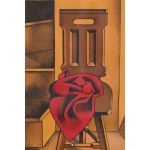 Henryk Berlewi (1894 Warsaw - 1967 Paris), Chair with red drapery, 1950-1953