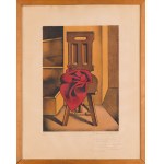 Henryk Berlewi (1894 Warsaw - 1967 Paris), Chair with red drapery, 1950-1953