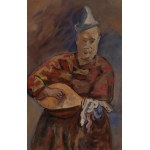 Adolf Feder (1886 Odessa - 1943 obóz Auschwitz), Portret muzyka w stroju klauna