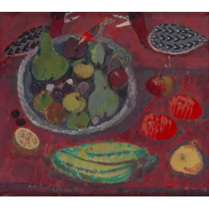 Stanisław Wójtowicz (1920 Kraków - 1991 Kraków), Martwa natura z kabaczkiem