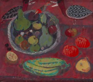 Stanisław Wójtowicz (1920 Kraków - 1991 Kraków), Martwa natura z kabaczkiem