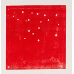 Andrzej Marian Bartczak (1945 Kutno - 2025 Lodz), Red Typographic Field II, 2019.