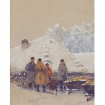 Adam Setkowicz (1879 Krakow - 1945 Krakow), Winter Landscape