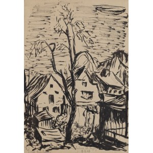 Maria Hiszpanska-Neumann (1917 Warsaw - 1980 Warsaw), Landscape from Nowa Ruda, 1946