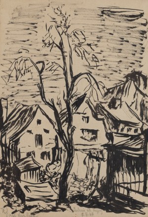 Maria Hiszpańska-Neumann (1917 Warszawa - 1980 Warszawa), Pejzaż z Nowej Rudy, 1946