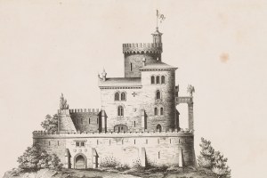 Franciszek Maria Lanci (1799 Fano - 1875 Warszawa), Zamek w Będzinie, około 1868