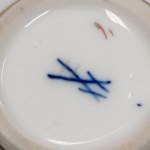 Meissen mocha service scattered flowers