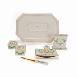 Meissen writing set Indian green