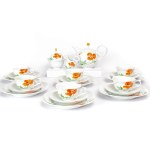 Meissen Wild Poppy tea service