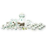 Herend dinner and mocha/tea service Apponyi green and Fleur des indes green