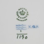 Royal Copenhagen Musselmalet plná čipka a polovičná čipka