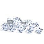 Royal Copenhagen Musselmalet plná čipka a polovičná čipka