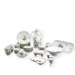 Bing &amp; Gröndahl breakfast/tea service with floral decoration
