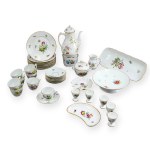 Bing &amp; Gröndahl breakfast/tea service with floral decoration