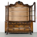 Bombé display cabinet