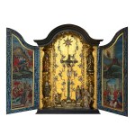 Important domestic altar, Brazil, mid 18th century.