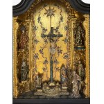 Important domestic altar, Brazil, mid 18th century.